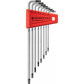 PB Swiss Tools PB 411.BH 6-25 Key L-wrenches, long, set in a practical plastic holder, 8 Pieces