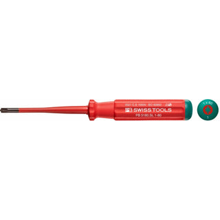 PB Swiss Tools PB 5180.SL 1-80 Classic VDE Insulated Screwdriver PZ1/SL Slim