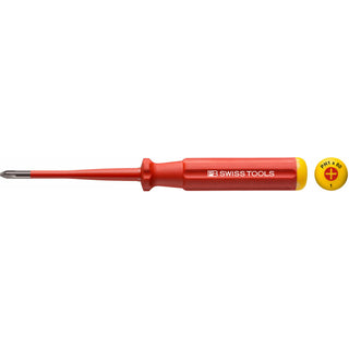 PB Swiss Tools PB 5190.SL 1-80 Classic VDE Insulated Screwdriver PH1 Slim