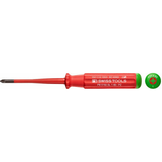 PB Swiss Tools PB 5192.SL 1-80 Classic VDE Insulated Screwdriver PZ1 Slim,