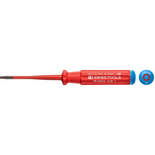 PB Swiss Tools PB 5400.SL 15-80 Classic VDE Insulated Screwdriver T15 Slim
