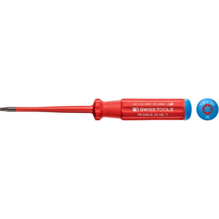 PB Swiss Tools PB 5400.SL 20-100 Classic VDE Insulated Screwdriver T20 Slim,
