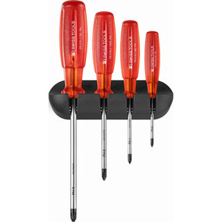 PB Swiss Tools PB 6242 Screwdriver Set With Wall Bracket 4 Pcs