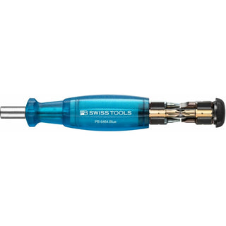 PB Swiss PB 6464.Blue Bit Holding Screwdriver with Magazine, Slotted, Phillips, TORX®, 9 Pcs