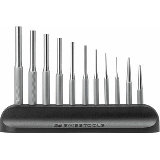 PB Swiss Tools PB 715.H Safety drift punch and pin punch, knurled, set 11-pieces