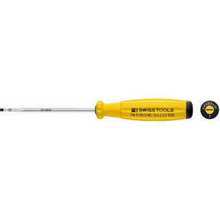 PB Swiss Tools PB 8100.0-80 ESD SwissGrip Screwdriver Slotted ESD - SL0