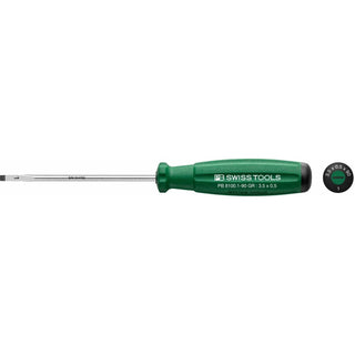 PB Swiss Tools PB 8100.1-90 GR SwissGrip Screwdrivers Slotted, 3.5 mm