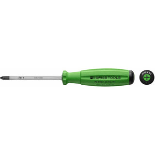 PB Swiss Tools PB 8190.1-80 YG SwissGrip Screwdrivers, Phillips, 5 mm