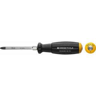 PB Swiss PB 8193.DN 2-100 Swiss Grip Screwdrivers with Hex Wrench for Phillips Screws, PH2 x 100 mm