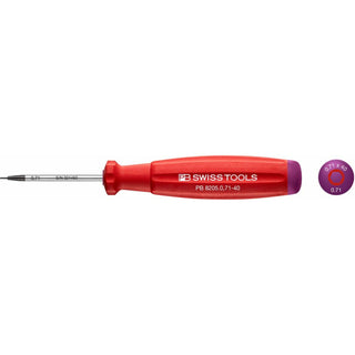 PB Swiss PB 8205.0,71-40 Hex Screwdriver, Swiss Grip, 0.71 x 40 mm