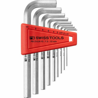 PB Swiss PB 210.H-10 Key L- Wrenches, set in a practical plastic holder