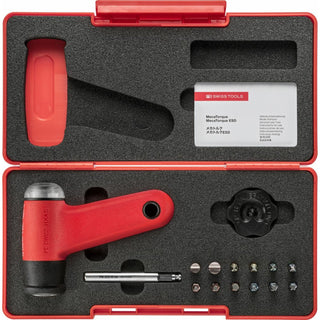 PB Swiss Tools PB 8326.Set B1 MecaTorque, Torque Screwdriver With Analog Scale, Lever Handle Set