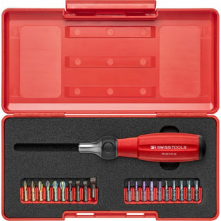 PB Swiss Tools PB 8510.R-30 Set Twister - Bit Holder With Ratchet Set