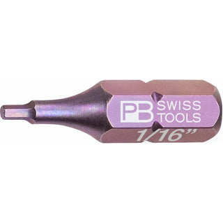 PB Swiss PB C6.213Z-1/16 PrecisionBit For Hexagon Socket Screws L- 25 mm