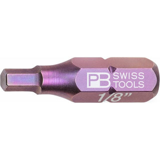 PB Swiss PB C6.213Z-1/8 PrecisionBit, For Hexagon Socket Screws (Inch), L- 25 mm