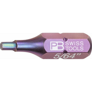 PB Swiss PB C6.213Z-5/64 PrecisionBit For Hexagon Socket Screws (Inch) L- 25 mm