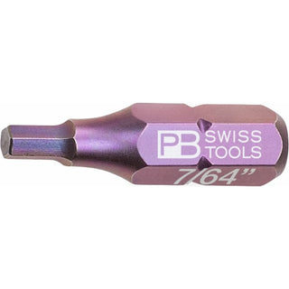 PB Swiss PB C6.213Z-7/64 PrecisionBit For Hexagon Socket Screws (Inch), L- 25 mm