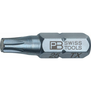 PB Swiss Tools PB C6.400/25 PrecisionBit, Design C6 1/4" Bits, TORX® - T25