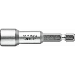 PB Swiss Tools PB E6.200/10 Socket Wrench Bit, Design E 6.3 (1/4")