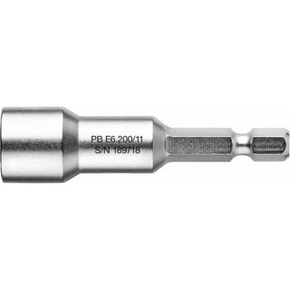 PB Swiss Tools PB E6.200/11 Socket Wrench Bit, Design E 6.3 (1/4")
