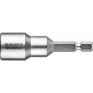 PB Swiss Tools PB E6.200/13 Socket Wrench Bit, Design E 6.3 (1/4")