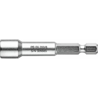 PB Swiss Tools PB E6.200/8 Socket Wrench Bit, Design E 6.3 (1/4")
