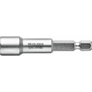 PB Swiss Tools PB E6.200/9 Socket Wrench Bit, Design E 6.3 (1/4")