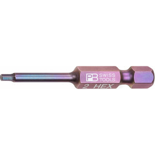 PB Swiss Tools PB E6.210/2 PrecisionBit, Hex, 2mm x 24mm