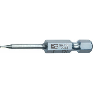 PB Swiss PB E6.400/3-50 Precision Bit for TORX®-Screws, T3, L - 50 mm