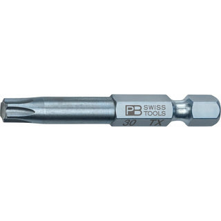 PB Swiss Tools PB E6.400/30-50 PrecisionBit, Design E6 1/4" Bits, TORX® - T30