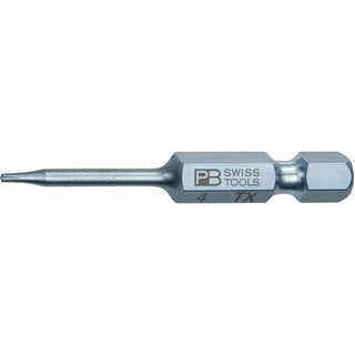 PB Swiss PB E6.400/4-50 Precision Bit for TORX®-Screws, T4, L - 50 mm