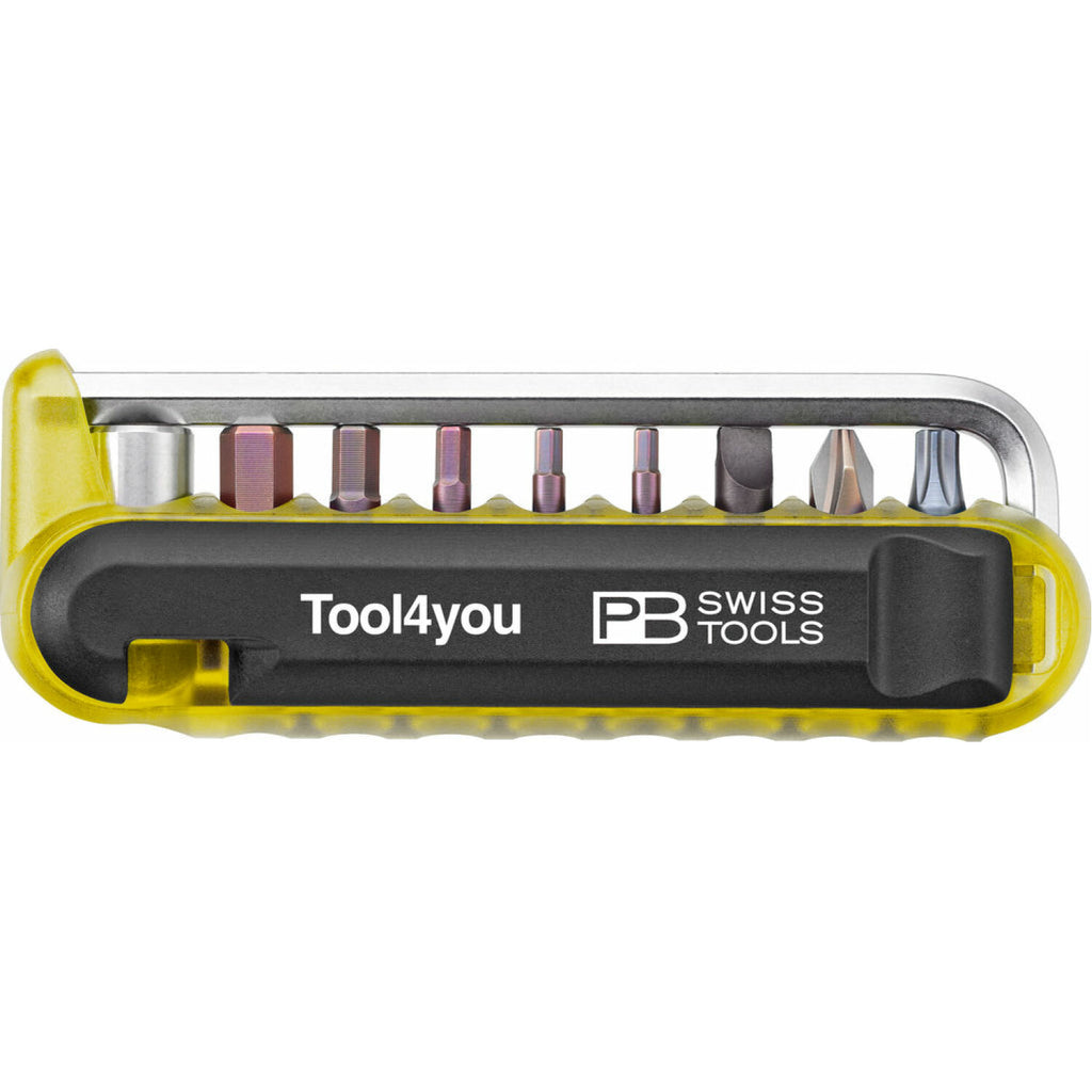 PB Swiss Tools PB 470.Yellow CN BikeTool: Pocket Tool With 9 Screwdriv ...