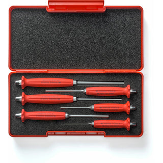 PB Swiss Tools PB 758.SET Grip Parallel Pin Punch Set, 6 pcs