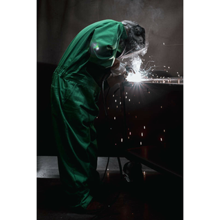 Radians FRCA-WCA VolCore Welding Front Snap Coverall - Green