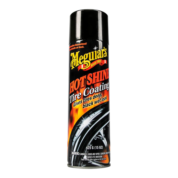 Meguiar's G13815 Hot Shine High Gloss Tire Aerosol Coating, 15 oz