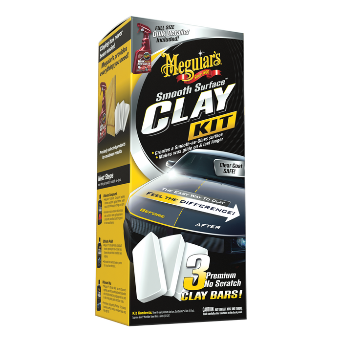Meguiar's G191700 Smooth Surface Clay Kit