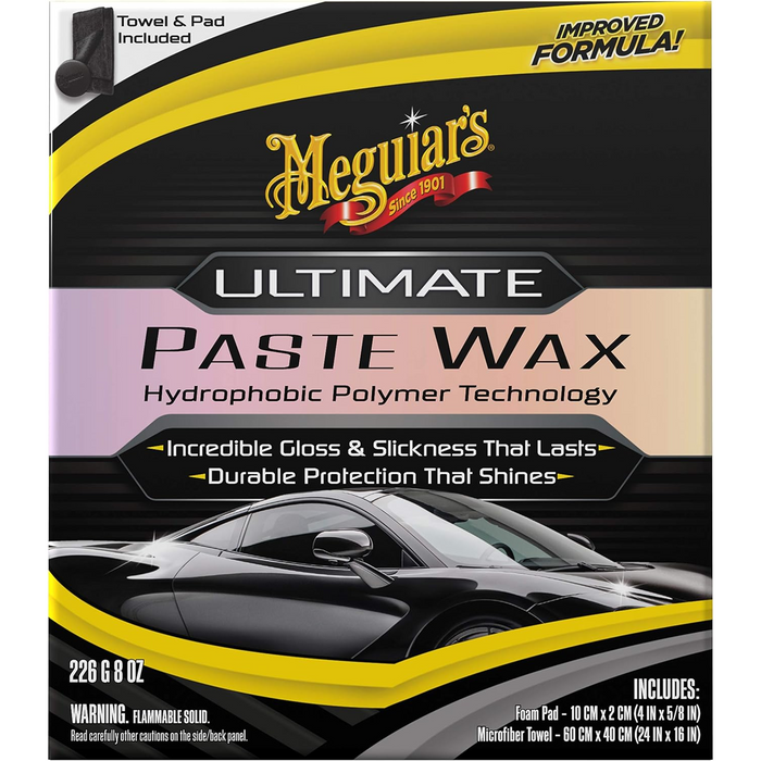 Meguiar's G210608 Ultimate Paste Wax, 8 .oz