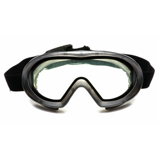 Pyramex G504DT Capstone - Direct/Indirect-Gray Frame/Clear Anti-Fog Dual Lens
