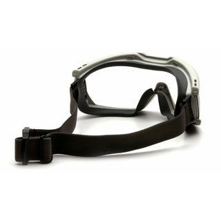 Pyramex G604T2 Capstone -  Chem Splash-Clear Goggle With Anti-Fog-2 Straps