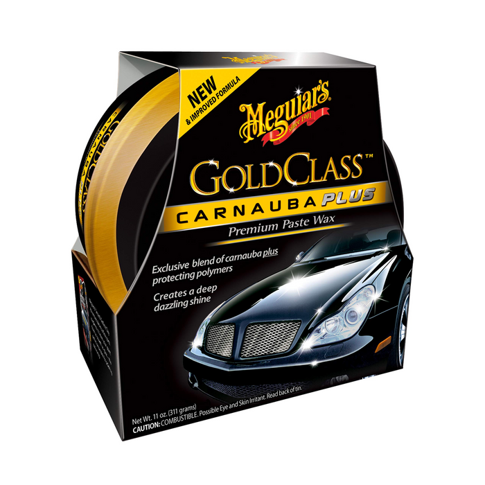 Meguiar's G7014J Gold Class Carnauba Plus Premium Paste Wax, 11 .oz
