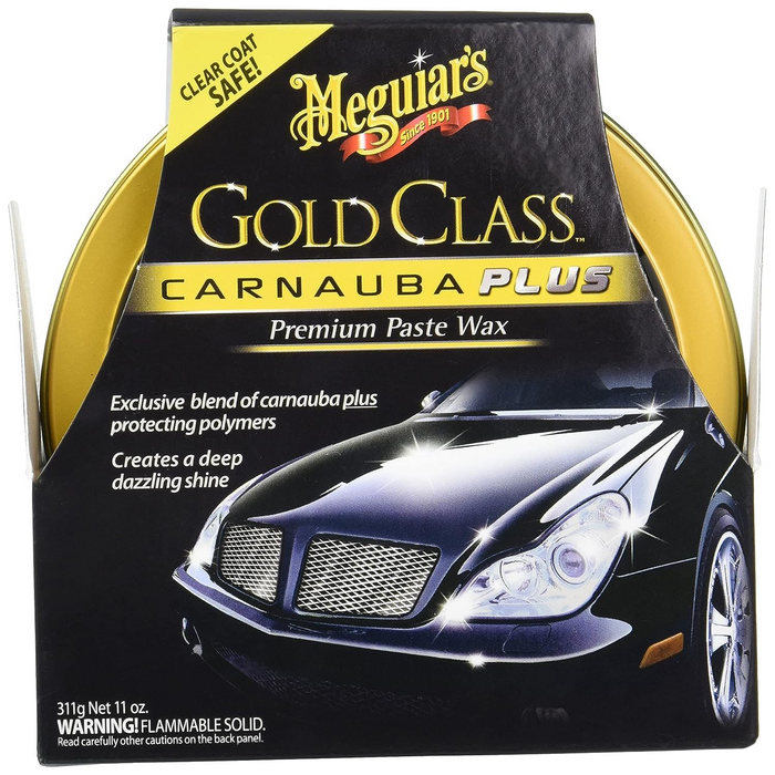 Meguiar's G7014J Gold Class Carnauba Plus Premium Paste Wax, 11 .oz