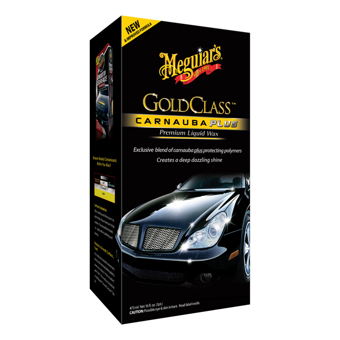 Meguiar's G7016 Gold Class Carnauba Plus Premium Liquid Wax, 16 .oz