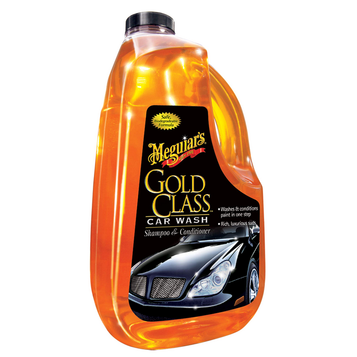 Meguiar's G7164 Gold Class Car Wash Shampoo & Conditioner, 64 .oz, Liquid