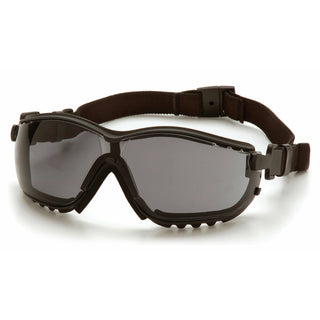 Pyramex GB1820STM Gray H2MAX Anti-fog Lens and Black Strap/Temples