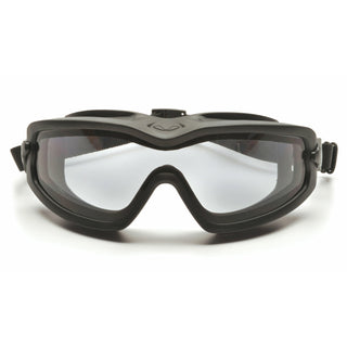 Pyramex GB6410SDT V2G Plus - Clear H2X Anti-Fog Dual Lens with Black Strap