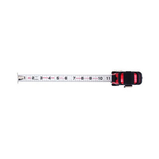 Tajima Tools GS-MC25BW GS-Lock Horned Magnetic Hook Tape Measure with Compatible Clip, 25 ft x 1 in