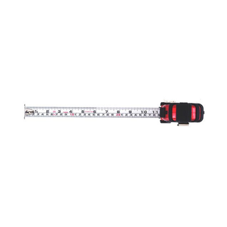 Tajima Tools GS-MC25/7.5MBW GS-Lock Horned Magnetic Hook Tape Measure with Compatible Clip, 25 ft / 7.5 m x 1 in