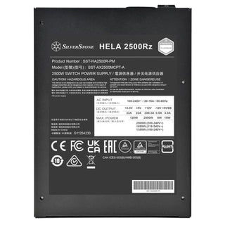 Silverstone HA2500R-PM HELA 2500Rz Cybernetics Platinum Fully Modular ATX Power Supply