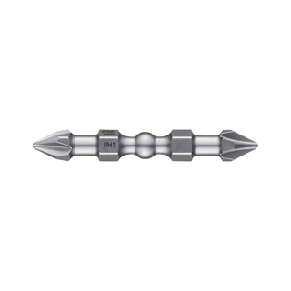 Vessel Tools IBDEPH150P2 IMPACT BALL Double-Ended Torsion Bit (PH1 x 50 mm, 2 pcs.)
