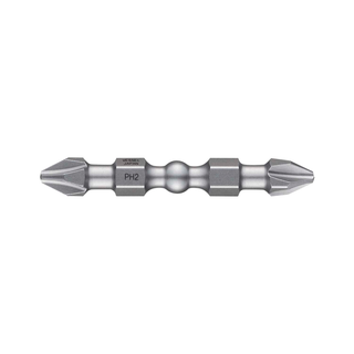 Vessel Tools IBDEPH250P5 IMPACT BALL Double-Ended Torsion Bit (PH2 x 50 mm, 5 pcs.)